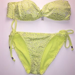 VS PINK animal print bikini